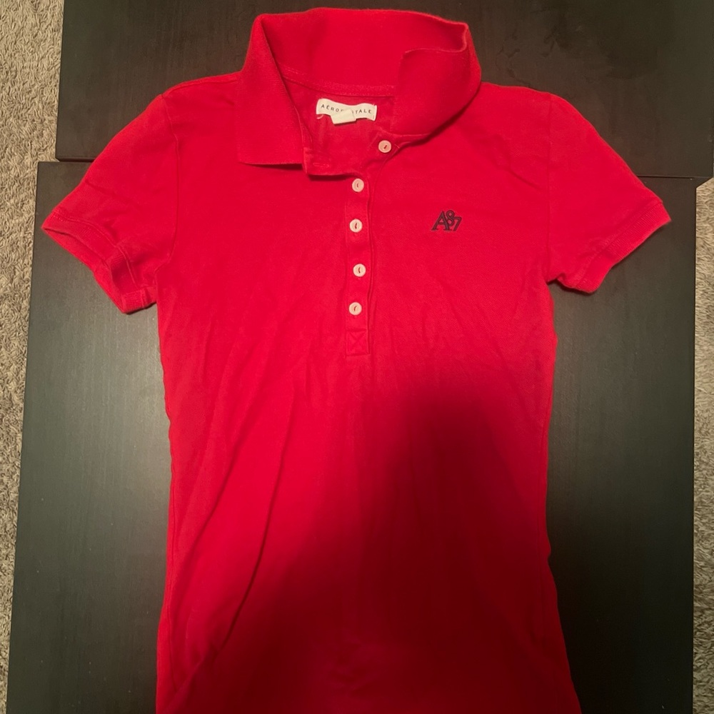 Aeropostale Juniors polo style Short Sleeve Size M